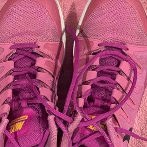 Purple Nike shoes